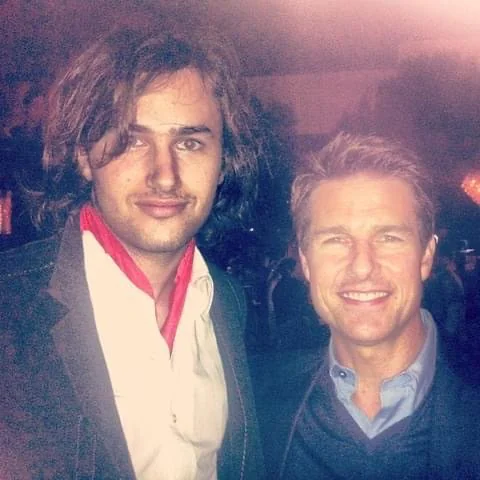 Roby Sobieski with Tom Cruise at an event