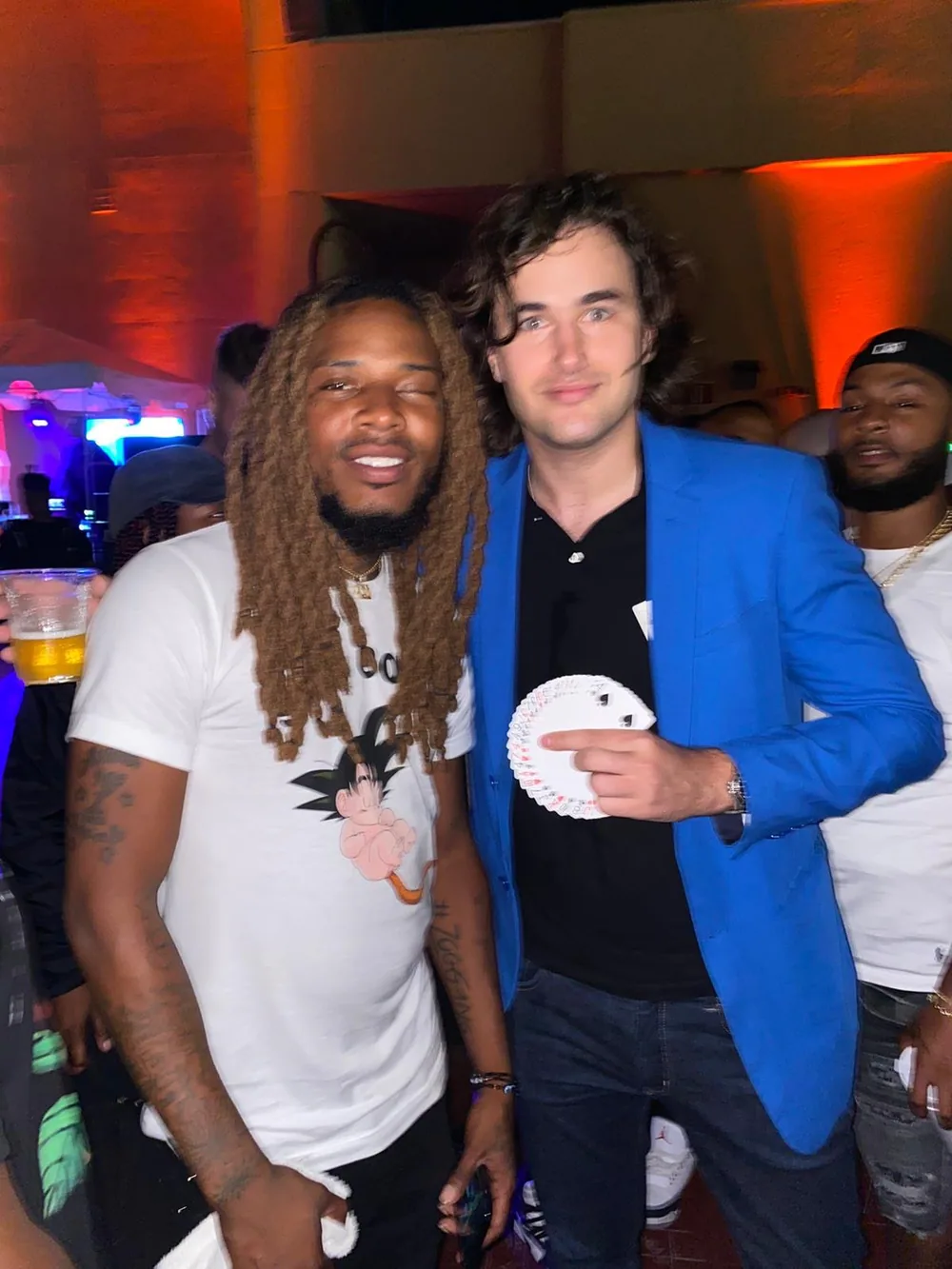 Roby Sobieski performing magic for Fetty Wap