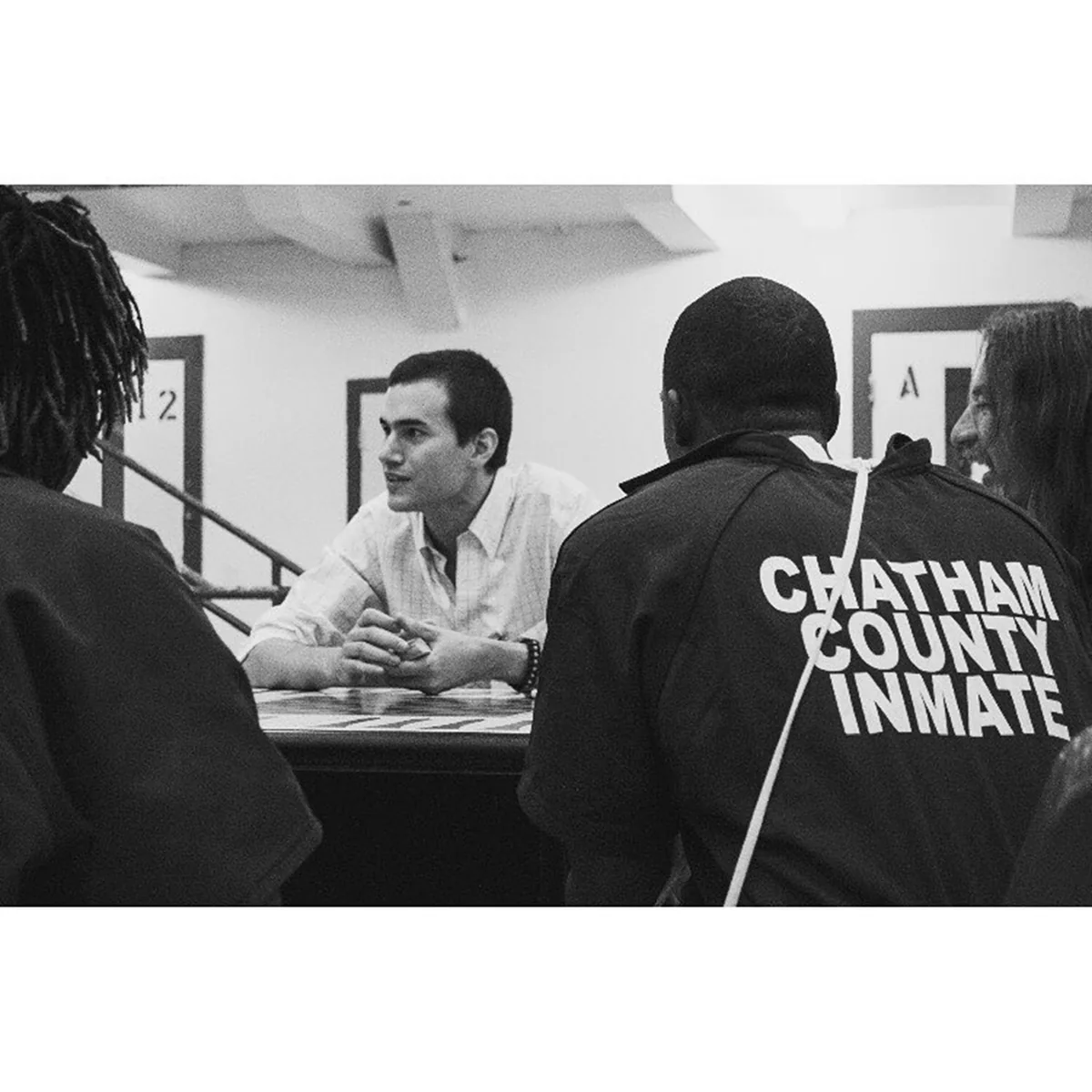 Roby Sobieski performing close-up magic for Chatham County Line